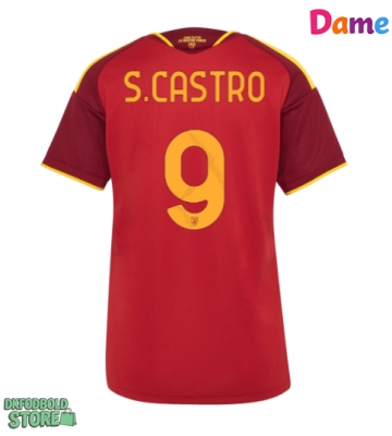 AS Roma Santiago Castro #9 Replika Hjemmebanetrøje Dame 2026-27 Kortærmet
